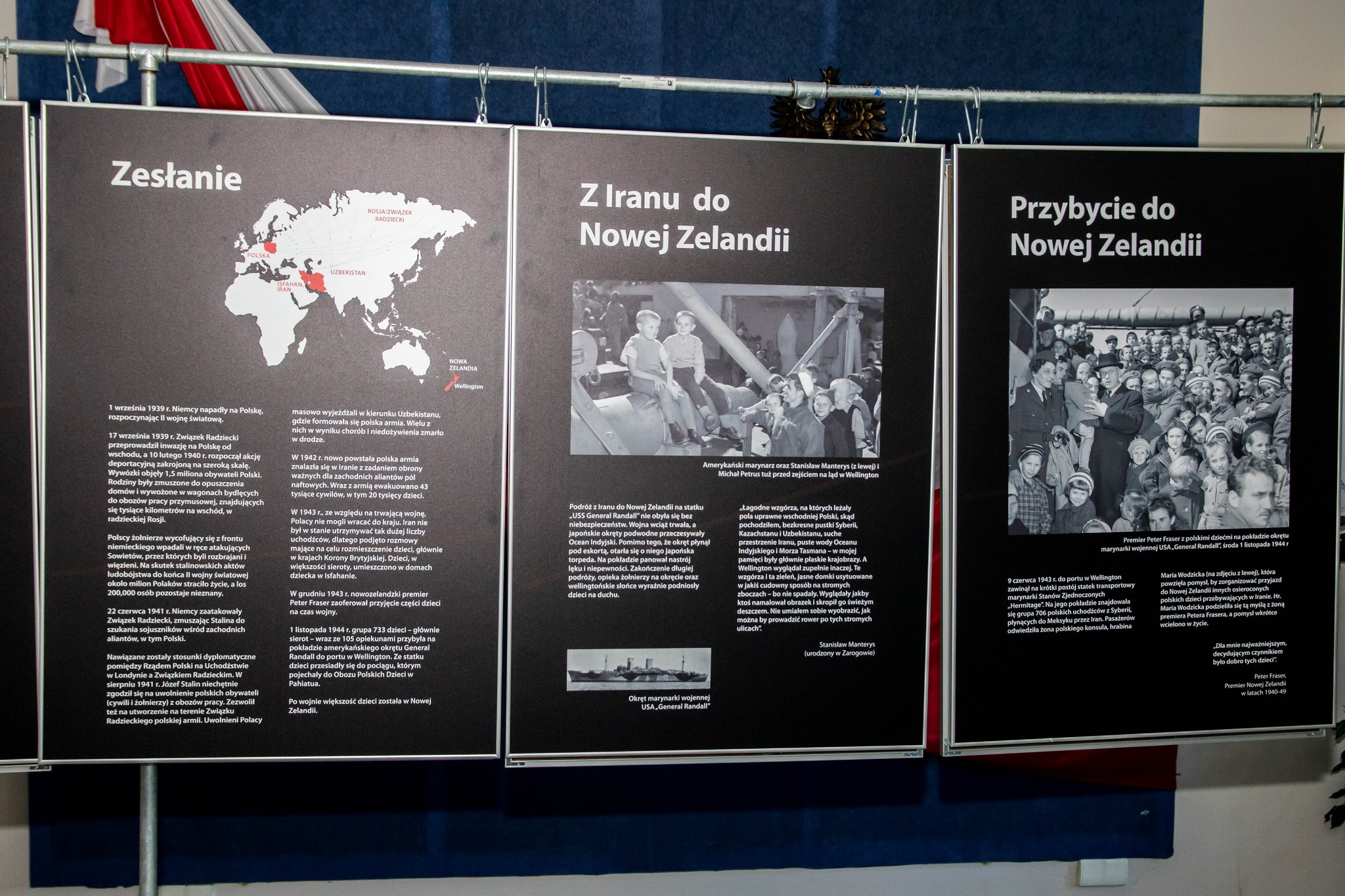 „Podróż nadziei" – wystawa patriotyczna zorganizowana w naszej Bursie