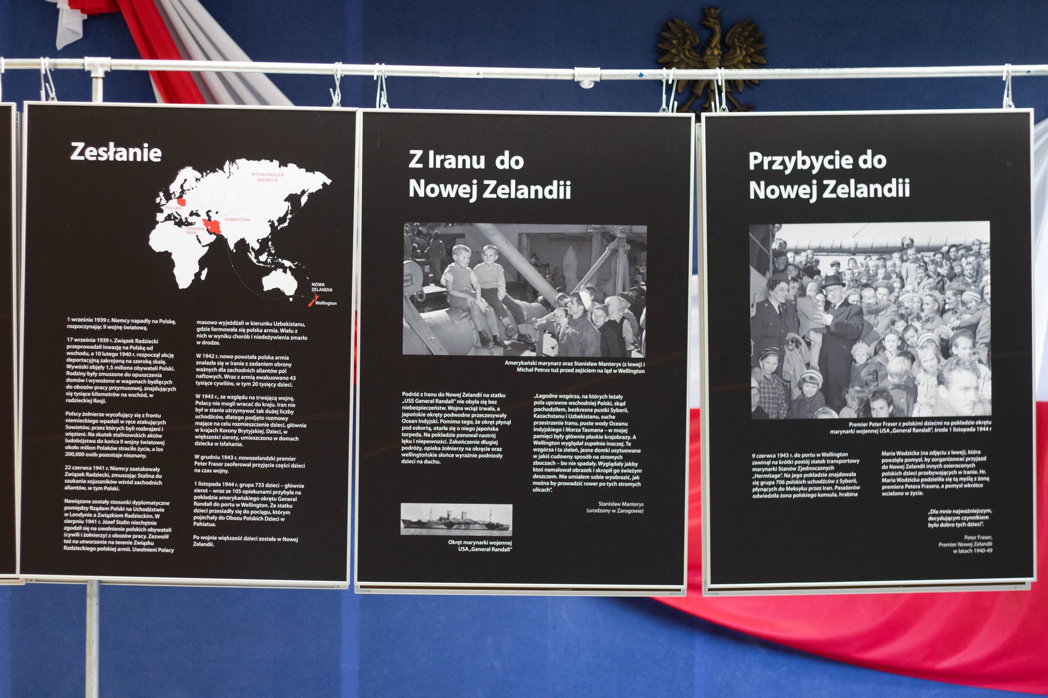 „Podróż nadziei" – wystawa patriotyczna zorganizowana w naszej Bursie