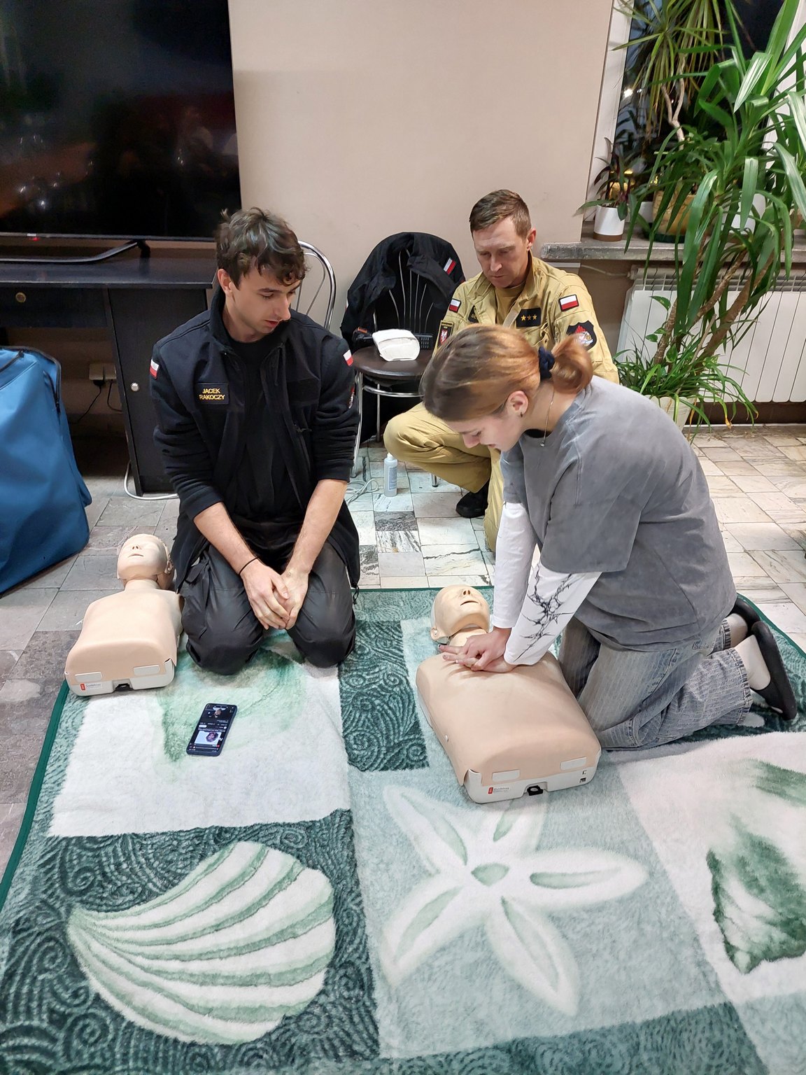 Lekcja Ratowania Życia – Zajęcia ze Strażakami w Bursie Szkolnej