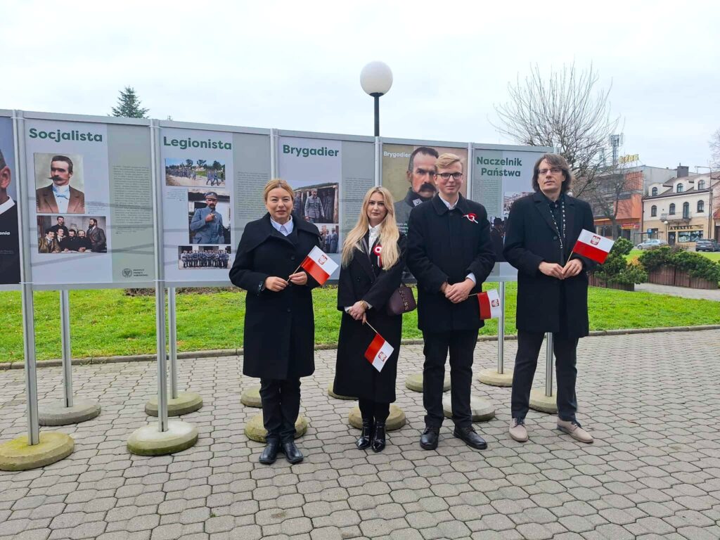 Reprezentacja Bursy na Miechowskich Obchodach Narodowego Święta Niepodległości