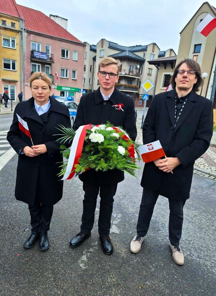 Reprezentacja Bursy na Miechowskich Obchodach Narodowego Święta Niepodległości