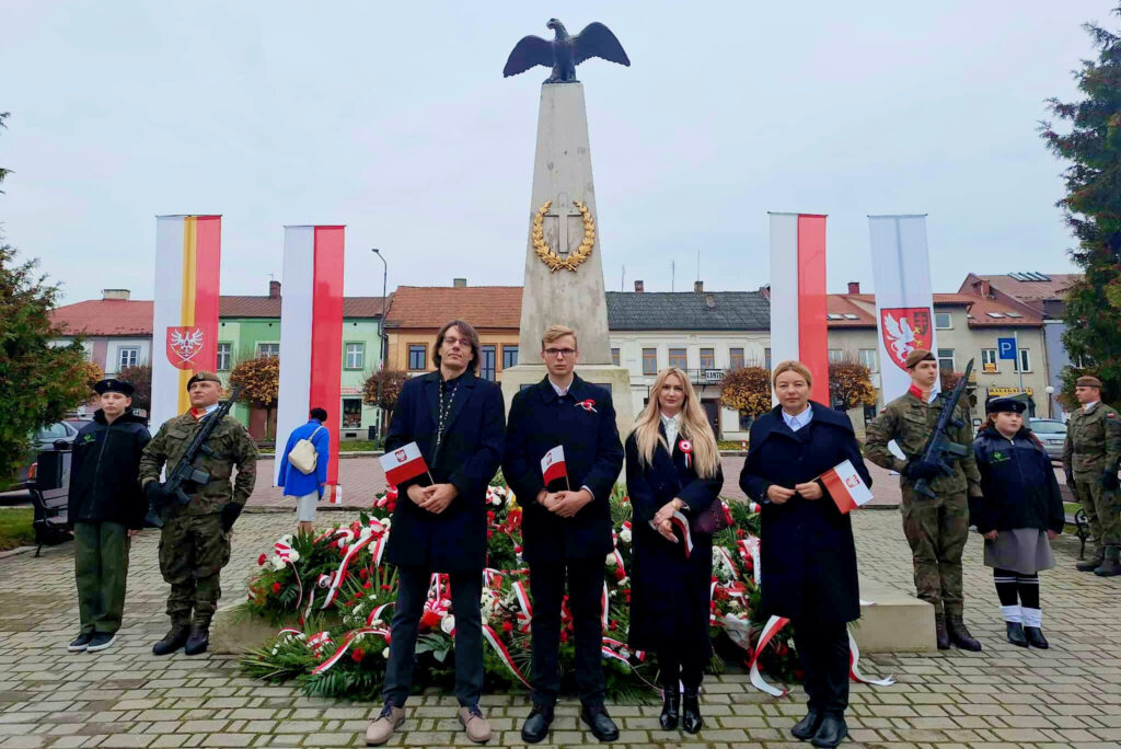 Reprezentacja Bursy na Miechowskich Obchodach Narodowego Święta Niepodległości