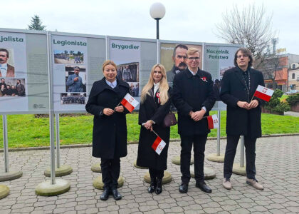 Reprezentacja Bursy na Miechowskich Obchodach Narodowego Święta Niepodległości