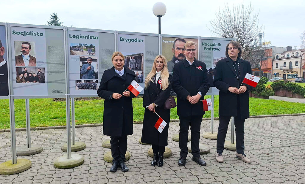 Reprezentacja Bursy na Miechowskich Obchodach Narodowego Święta Niepodległości